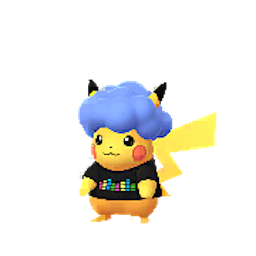 アフロ青ピカチュウ